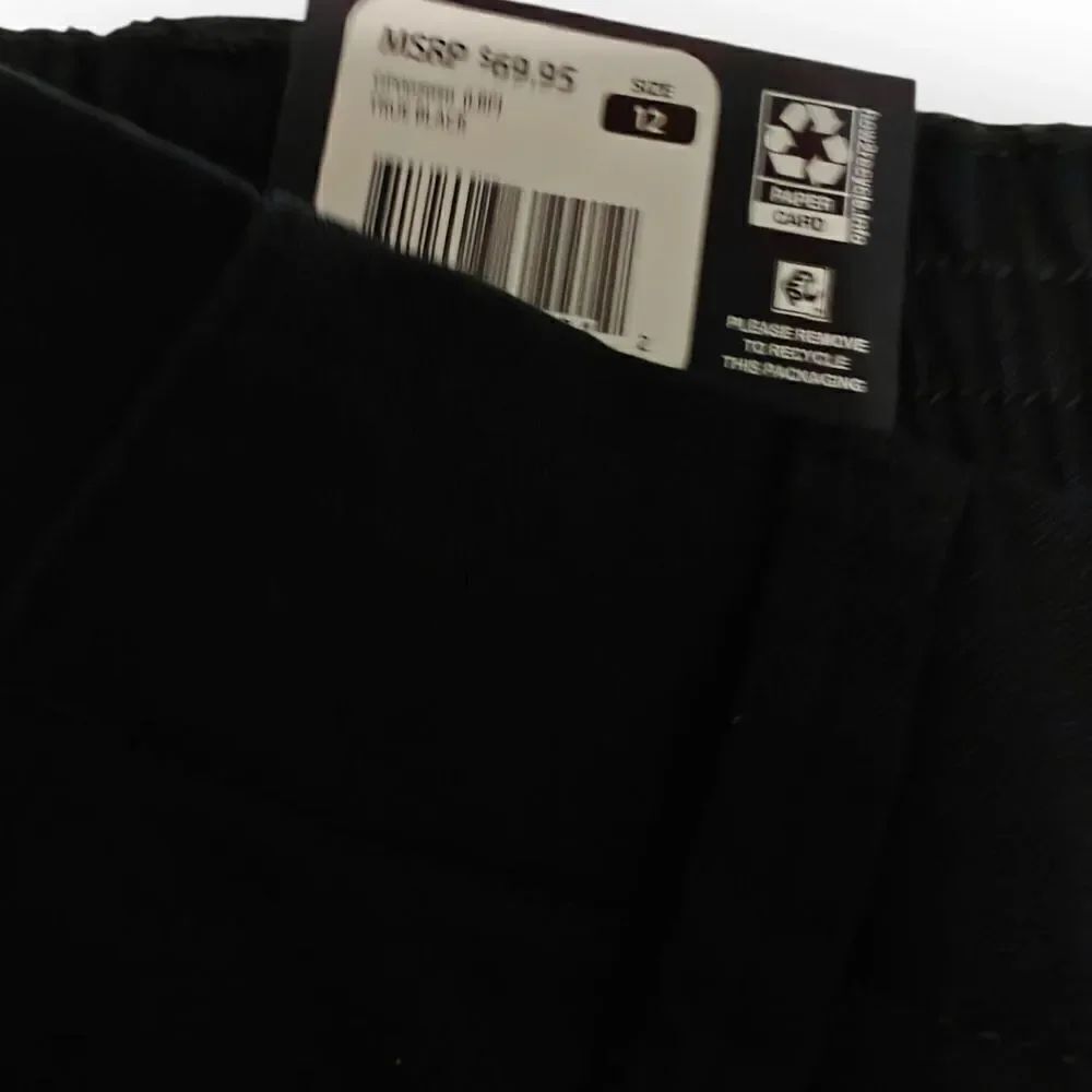 NWT GAP Classic Twill Black Ankle Cropped Pants Size 12 - Picture 10 of 11